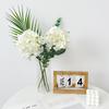 3Pcs Hydrangea Artificial Flowers Fake Hydrangea Silk Flowers Faux Hydrangea Flowers for Home Wedding Centerpiece DIY Floral