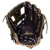 Rawlings HYPER TECH COLOR SYNC Soft Baseball Glove for Throw Infielders, GR6HTCN62, Black/ML Green, 11.25 inches, Right-Handed