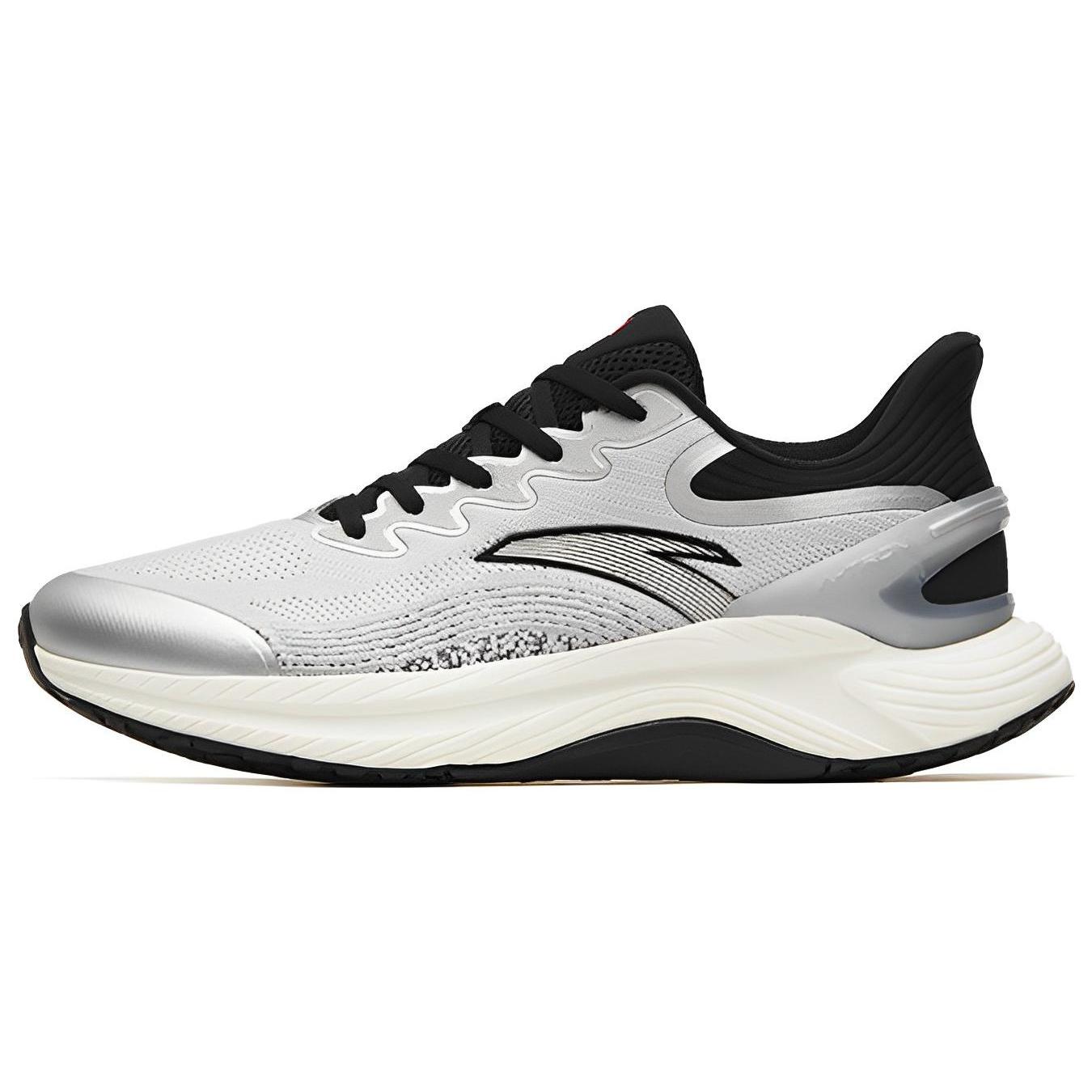 

Anta Gen 3.0 Anti Slip Wear Resistant Low Top Running Shoes Men s Silver Black 40