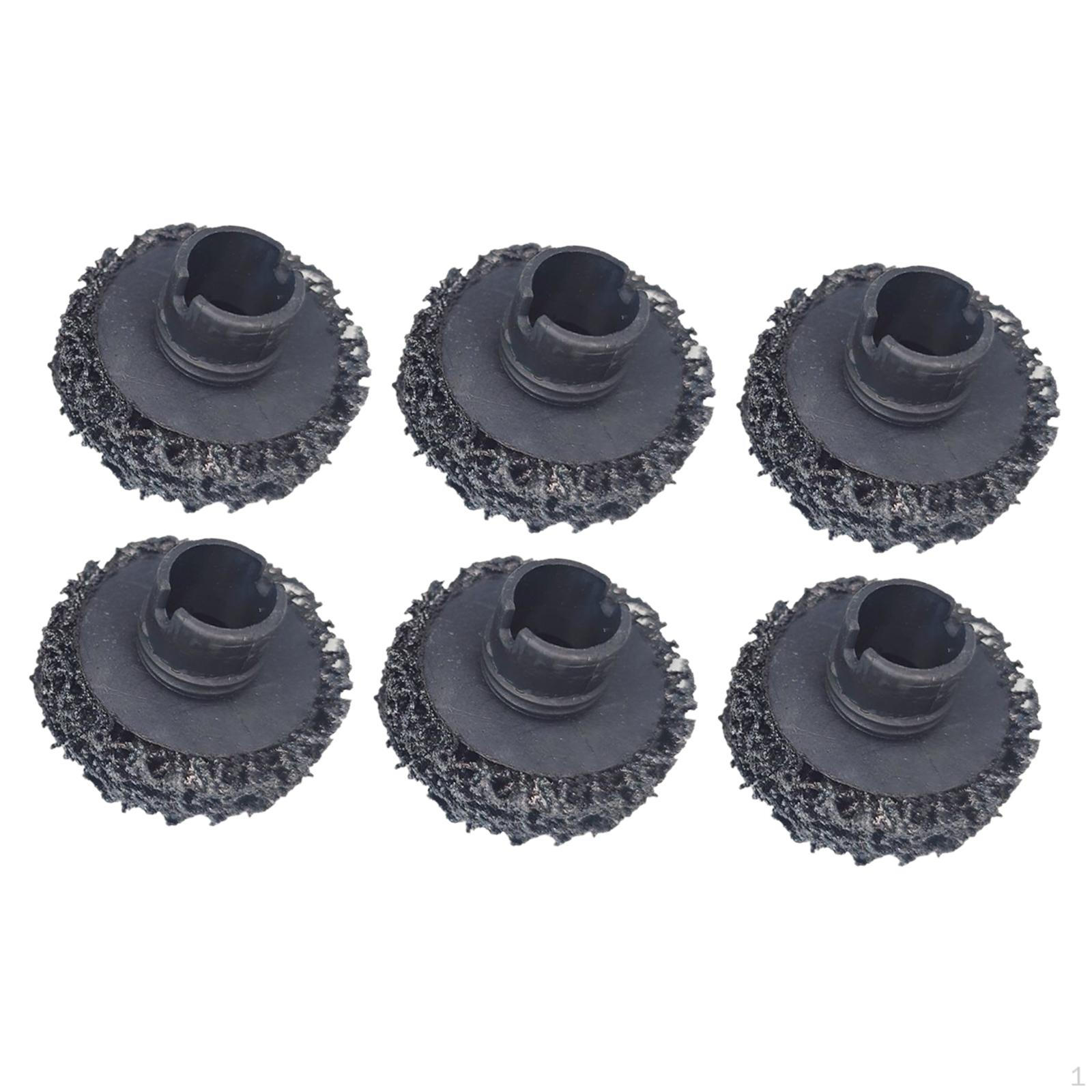 

6 Brake Hub Cleaning Discs for Rust Accessory чёрный