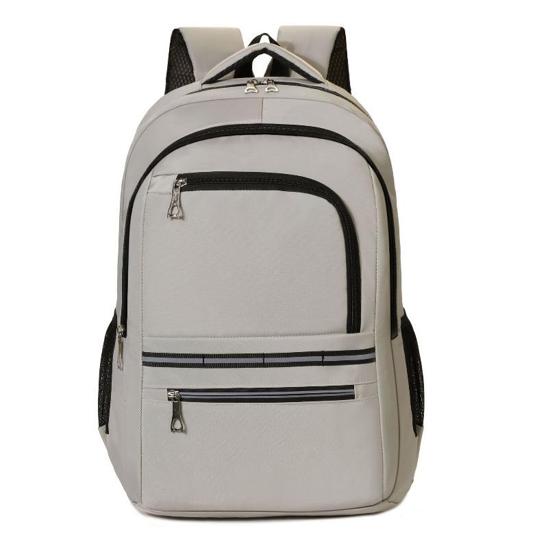 

Men s Backpack Fashion Computer Bag Charging Backpack Large Capacity Simple Black School Bag, Junior High School Student