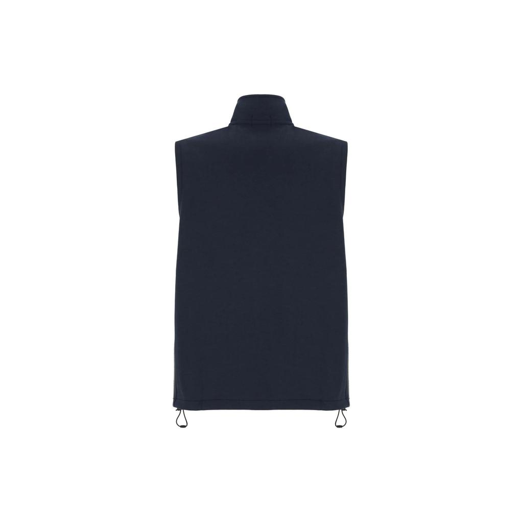 Polo Ralph Lauren Logo Embroidered Stand Collar Zip Sleeveless Vest Men Vest Dark-Blue 710934621-002