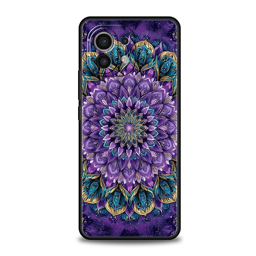 Indian Pattern Mandala Phone Case Cover for Xiaomi Mi 17 15 14 13 12 11 Ultra 15T 14T 13T 12T 11T Pro Lite 5G Soft TPU Shell Bag