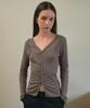 Aueonoseuteljia Undertone Bustier Cardigan_Brown(O25-Tp21)