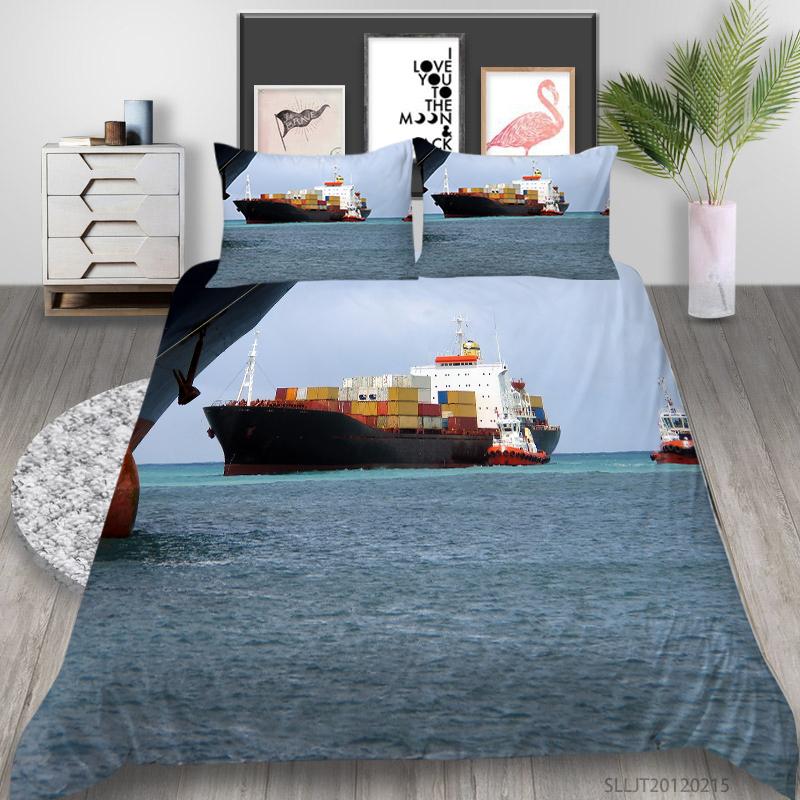 

Новая мода транспортирует пододеяльники лодки король двойной размер женщина мужчина мягкий пододеяльник высокого качества домашний текстиль постельные комплекты EU Single 135x200cm