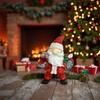 Estátua do Papai Noel Figuras Decorativas de Natal para Festa de Feriado Decorações de Casa Figura de Boneco de Neve Decorações 55KF