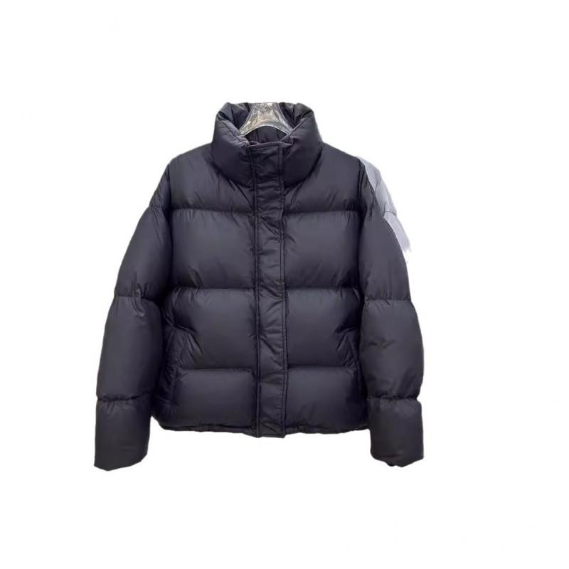 Womens Short Puffer Jacket With 90% White Duck Down Fill Warm Winter Coat Slim Fit Loose Style
