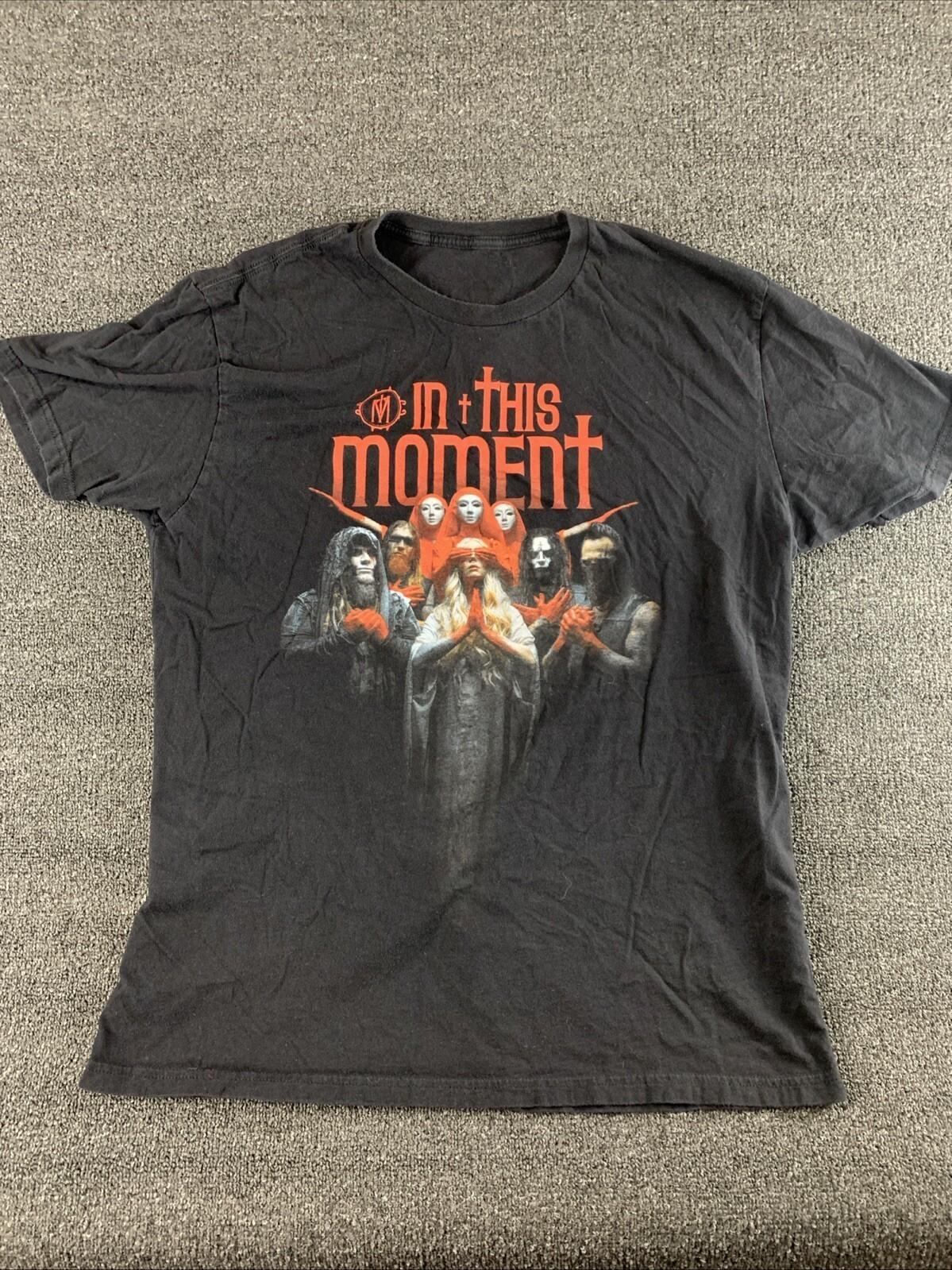 VTG In This Moment 2022 Unisex Tour Black Band T-Shirt NZ206 FREE SHIPPING Unisex T-Shirt XXL