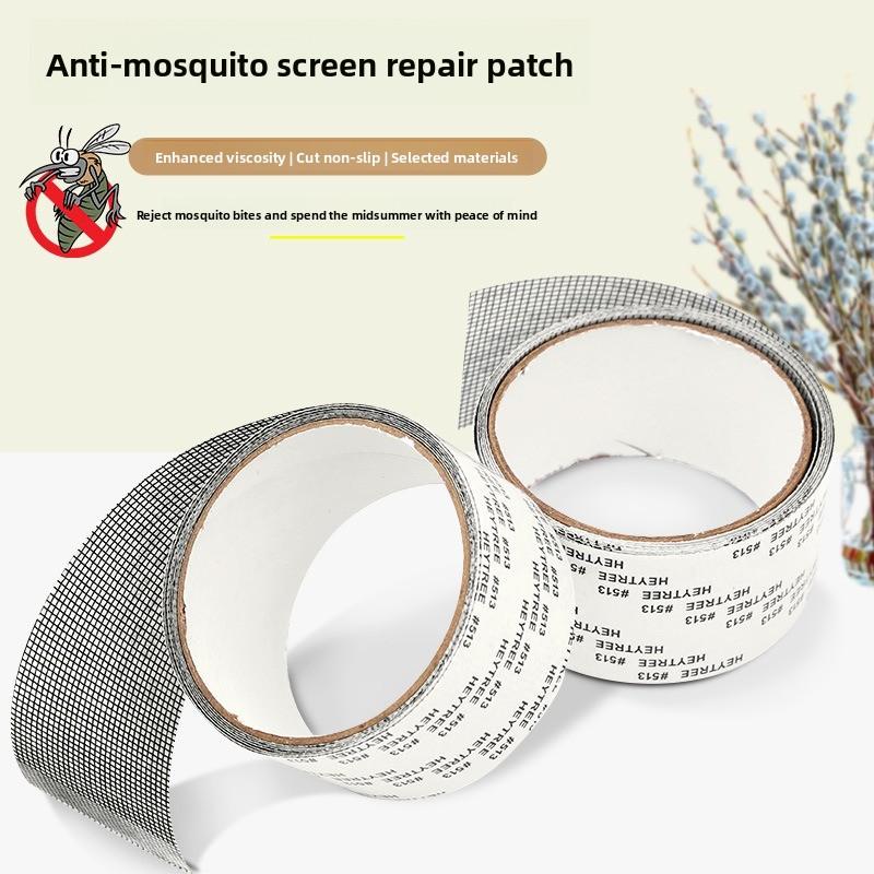 Strong Self-adhesive Window Screen Repair Tape, Window Screen Repair Patch, Covering Holes, Insect and Mosquito Nets