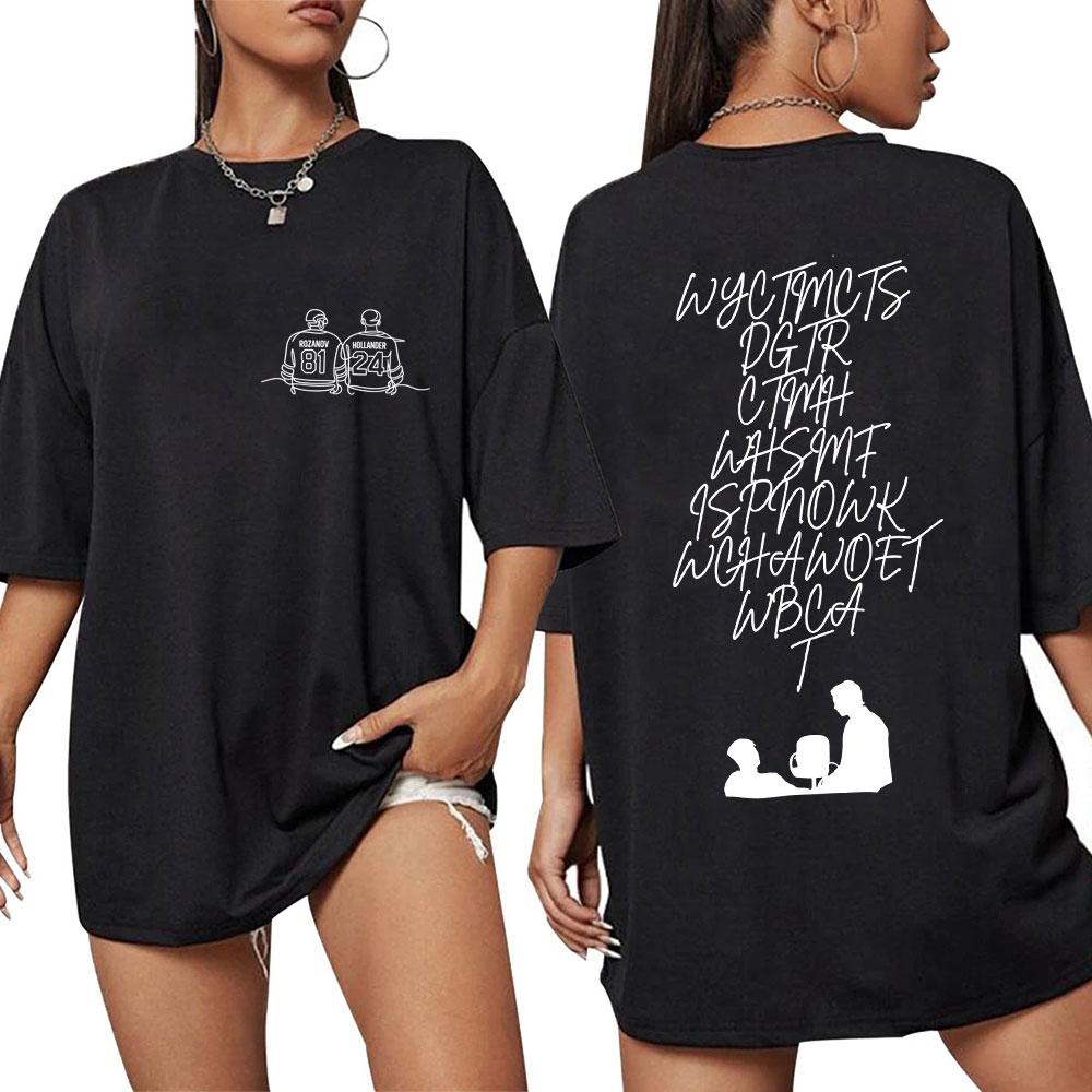 

Heated Rivalry The Hollander Ilya T Shirt Men Women Fashion Popular High Quality T-Shirts Cotton Loose Tshirt S