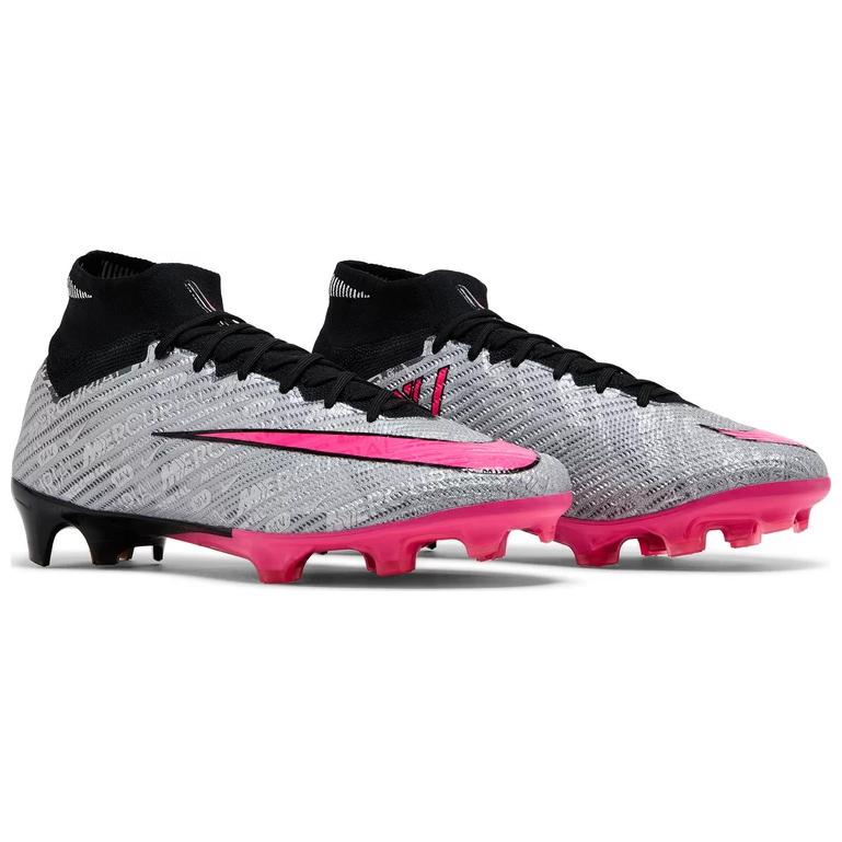 Nike Zoom Mercurial Superfly 9 Elite FG 25th Anniversary Pack Men Sneakers Silver Metallic-Silver Black FJ2970-060