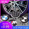 2025 Chaud 4 Pièces 68mm 56mm Cache-moyeu de Roue de Voiture Cache-moyeu Emblème Logo Pour E90 E60 E61 E93 E87 E36 E46 E39 E53 F30 F20 F10 F15 X1