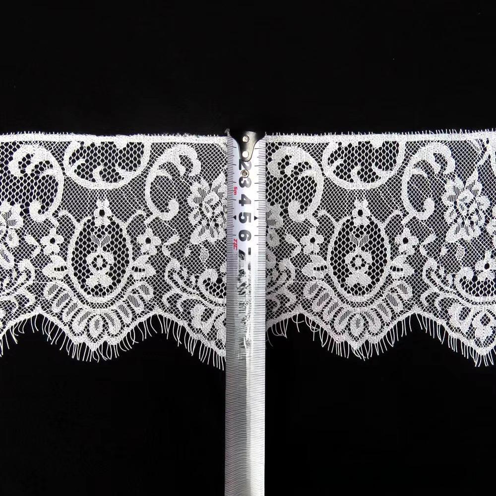 15CM Non-Elastic Eyelash Lace for Wedding Dress Skirts