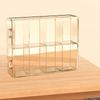 8 Grid Cartoon Anime Figure Display Storage Box 8 Compartment Transparent Anime Figure Display Case