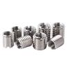 10Pcs Insert Nut Sleeve 2-M16 Inside Outside Thread Adapter Screw Nut Insert Sleeve Converter Nut Coupler Enduring