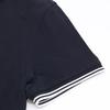 MONCLER Black 2020 Pique Polo Shirt tops S blackUsed