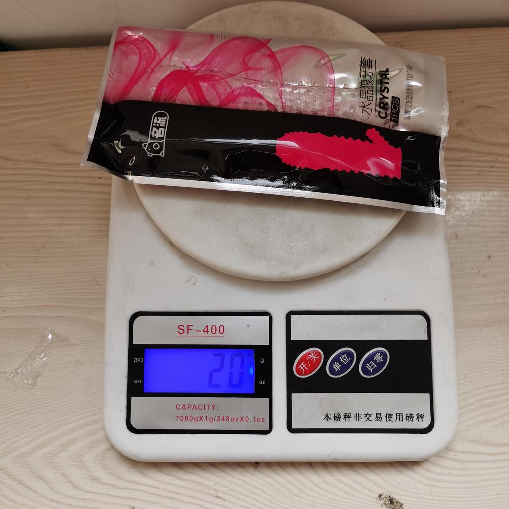 4 Styles Wolf Tooth Crystal Penis Lengthening Time-lapse Exercise Sex Products Couple Toys Large Particles G-spot Stimulation Male Condom Soft Fit