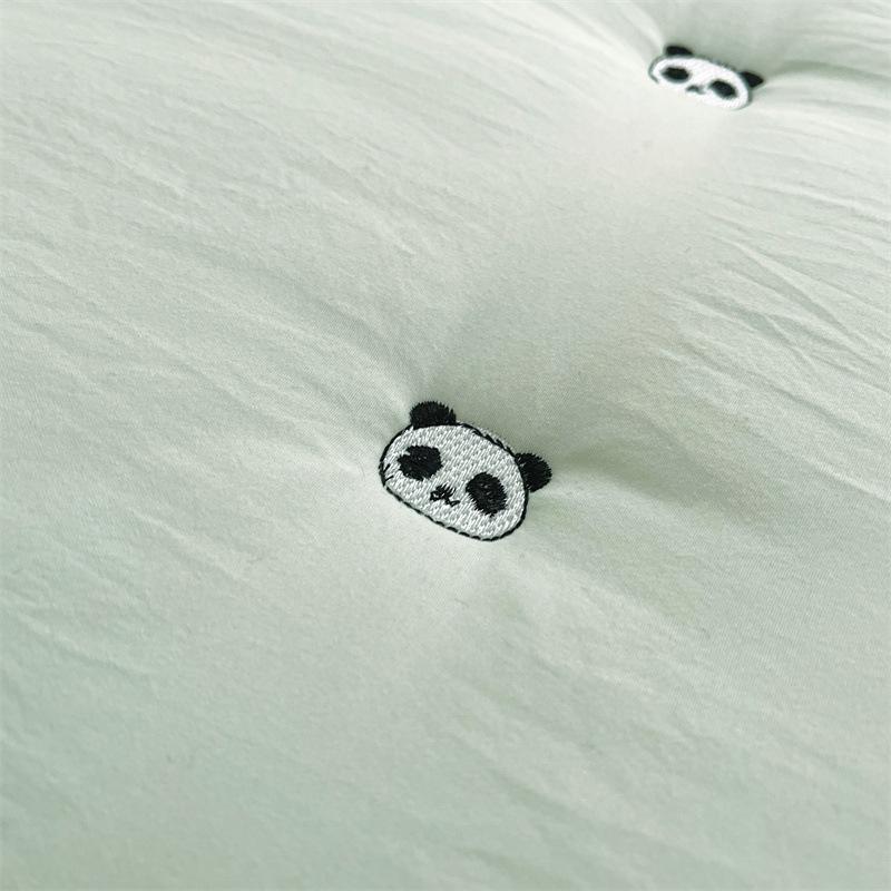 Besticktes gewaschenes Baumwoll-Steppspannbettlaken im Matratzenstil Taiwan Betttasche Spannbettlaken Matratzenschoner