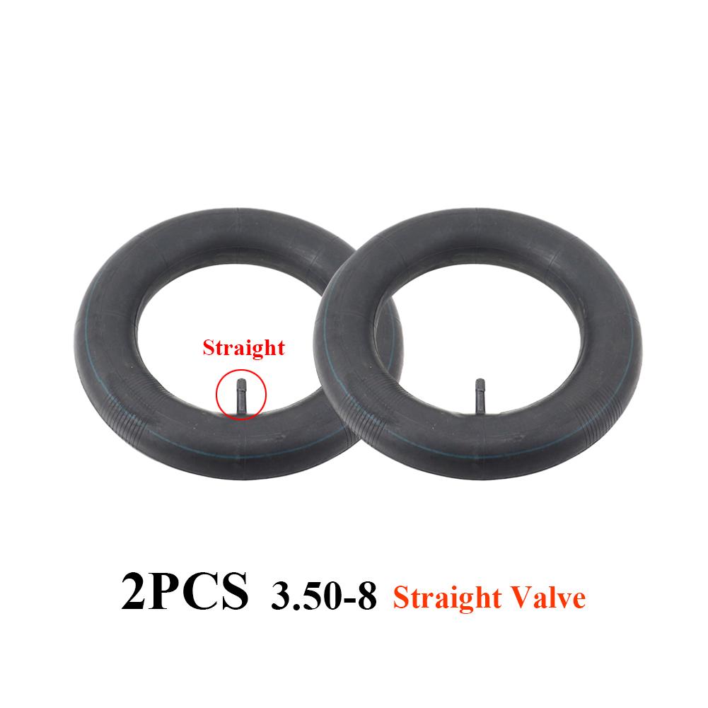 Inner Tube 3.50-8 Inner tires for Wheelbarrow Trolley Dolly Lawn Mover Go Kart Replacement Tire 8 Straight/Bend Valve