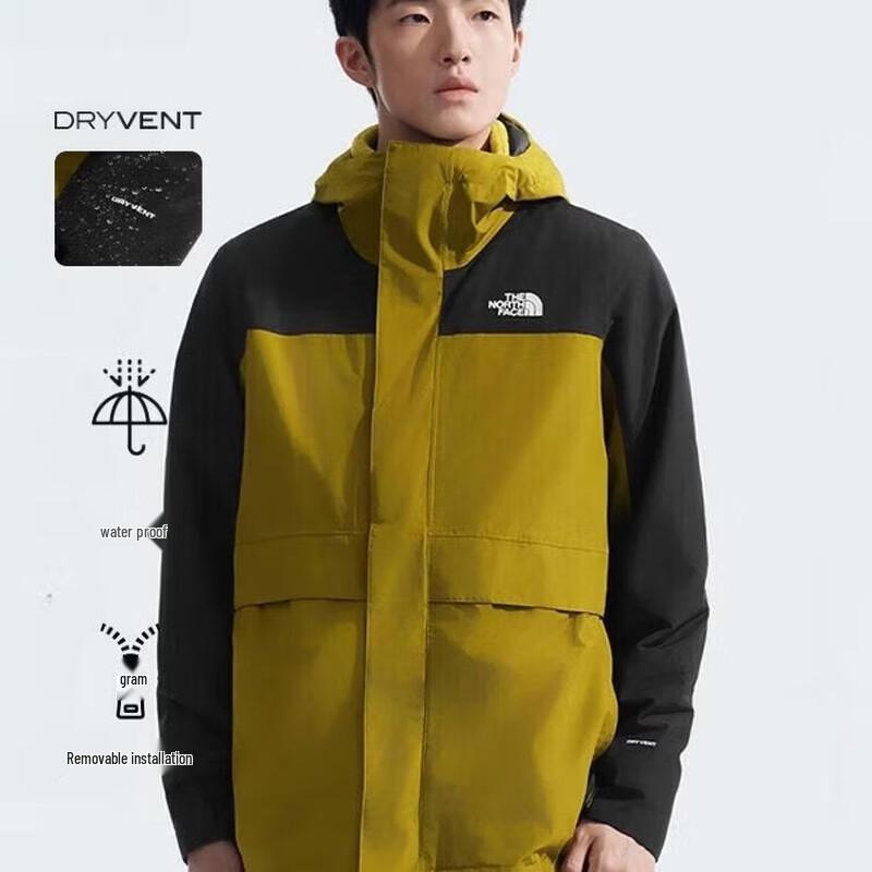 The North Face Men s 3-in-1 Outdoor Fleece Lined Jacket M