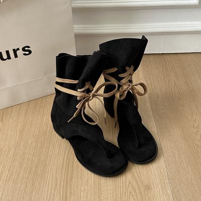 Mode Römersandalen Mode Damenschuhe 2025 Sommer Absätze Zehentrenner Plateau Alleskönner Gladiator Luxus Mädchen