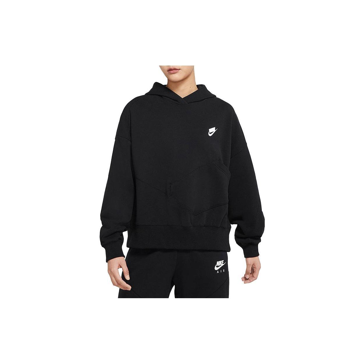 (WMNS) Nike Swoosh Sweatshirt Hoodie Black Women s DQ5534-010 M
