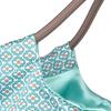 Kusguru Japan Salon Suzurando Satin Print Paracord Tasche, Damen, 258058, Blau