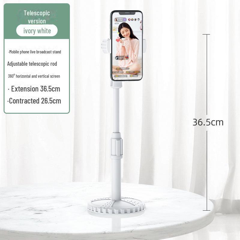 Invisible Mobile Phone Stand: Retractable Desktop Holder for Lazy Live Streaming and Online Classes