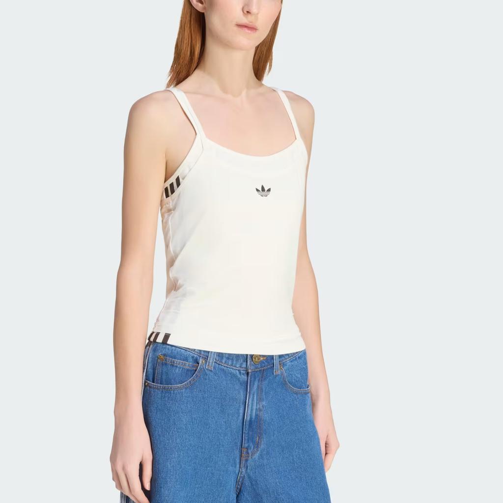 adidas Originals Logo Ärmelloses Slim Fit Tanktop Damen Oberteile KW4525