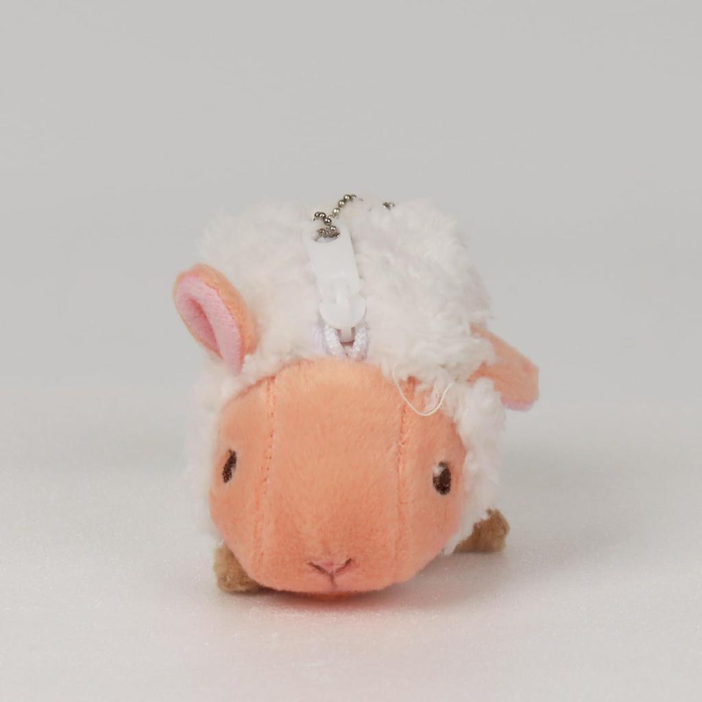 Shinada 2027 Zodiac Year Baby Ram Coin Case Height 9cm White Ball Chain Included Stuffed Toy