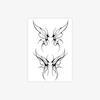 Tattoo Sticker Spice Girl Sweet Cool Pure Desire Wind Love Butterfly Tattoo Sticker Lasting Waterproof