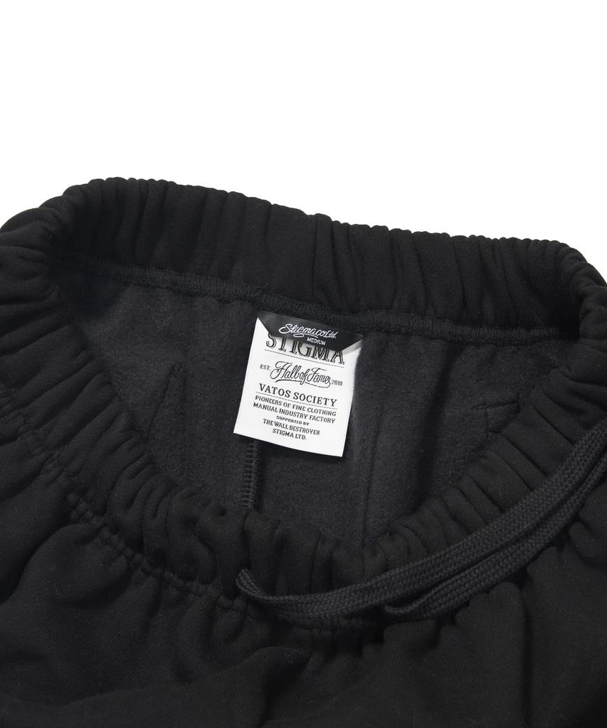 STIGMA Old Letter Wide Jogger Pants Black