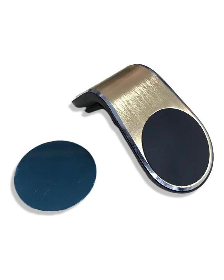 Cross-Border Car Phone Holder: Magnetic Air Vent Mount with L Bracket Clip