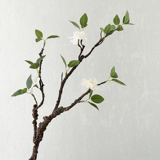 Artificial Flowers High Simulation Realistic Fake Flowers with Soft Petals And Green Leaves