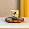 Handwritten master cup ceramic teacup Chinese hand-painted tea tasting cup Kung Fu teacup single personal special cup