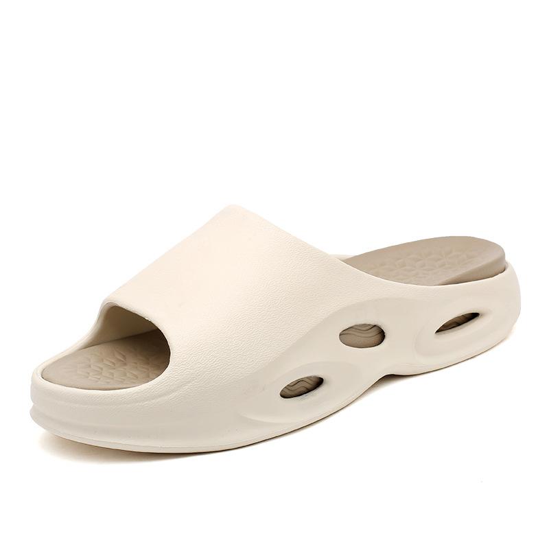 Mode Neue Sommer Herren Massage Hausschuhe Seiten Indoor Outdoor Sandalen Strand Freizeitschuhe Weiche Sohle Pantoletten Herren Flip-Flops Herren Sandalen