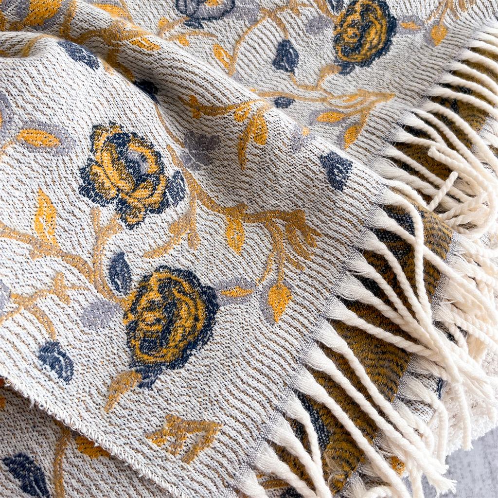 Autumn and Winter Travel Warm Cashmere Shawl Scarf Fashion Women Luxury Print Pashmina Blanket Wraps Female Poncho Bufanda