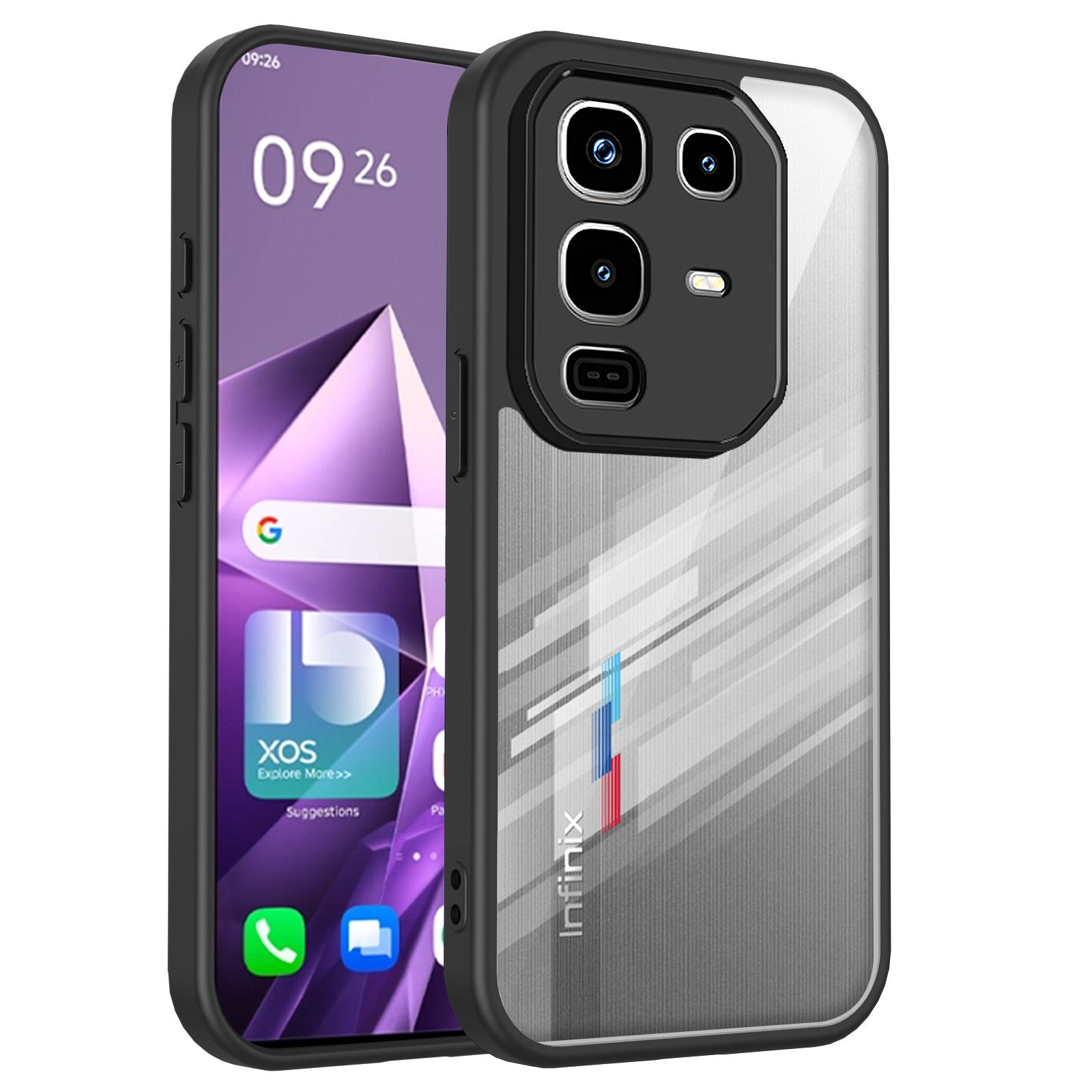 

For Infinix Note 50 4G Case Infinix Note 50 Pro Phone Case Infinix Note 50X Cover Air Cushion Bumper Clear Matte Back Cover Hard Infinix Note 50x
