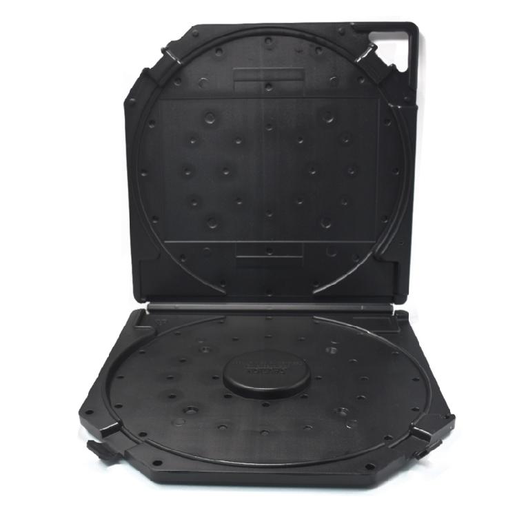 

Безопасный 10-дюймовый защитный кейс для катушки с лентой, водостойкая пластиковая конструкция, идеально подходит для архивирования студийных записей чёрный