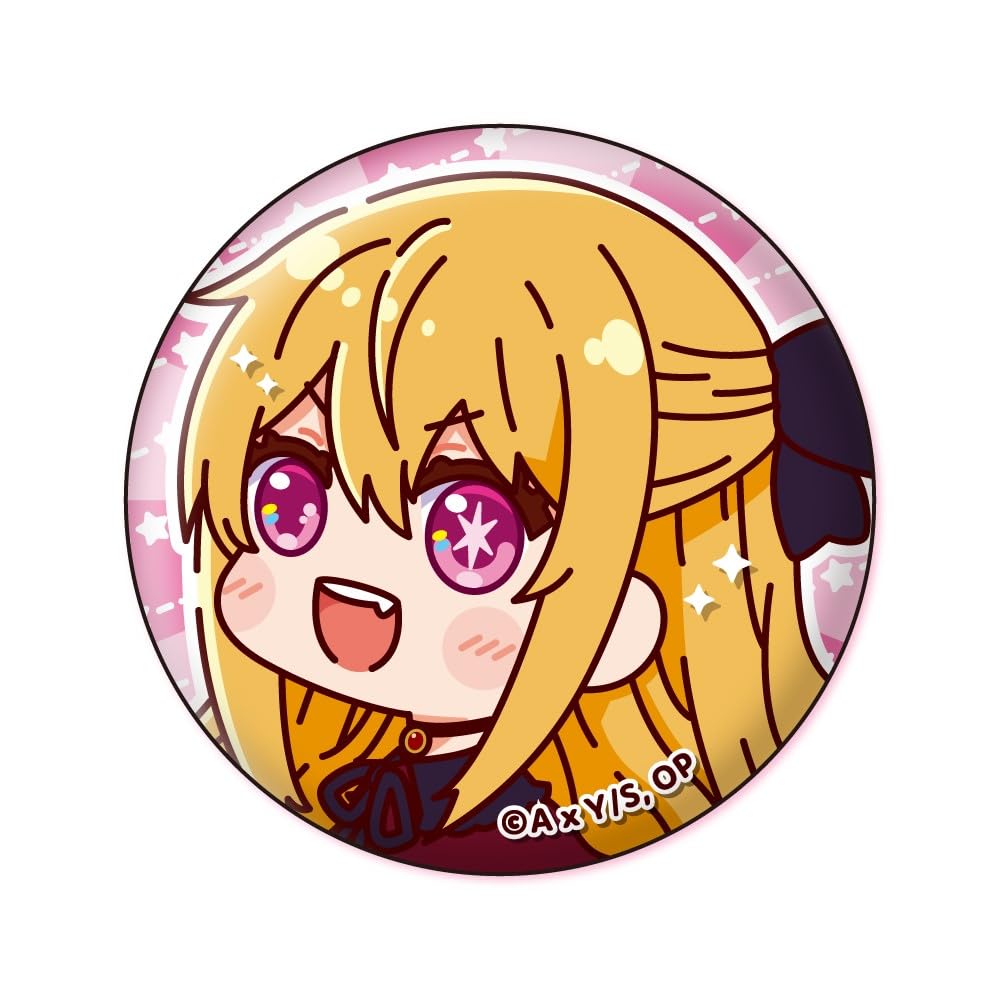 Xebec [Oshi no Ko] Muni Chara Badge 1 Box Approx. 56mm Diameter Tin and PVC