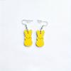 Easter Earrings Vintage Rabbit Flower Basket Forest Cute Girl Earrings Easter Decorative