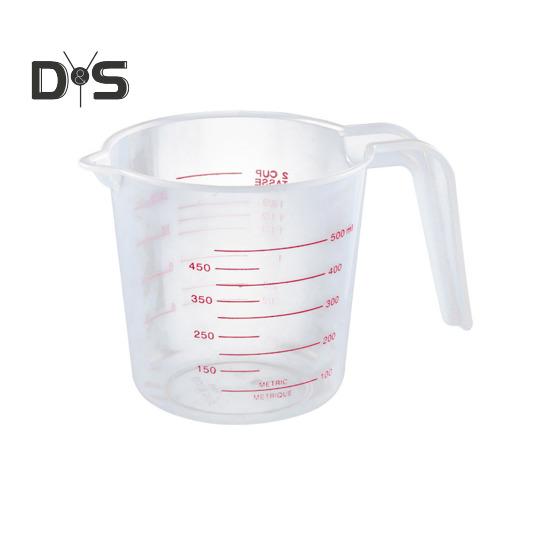 3 szt. 1000 ml 450 ml 250 ml Miarki Przezroczyste Plastikowe Miarki z Uchwytami do Płynów Mąki Proszku Niezbędne Kuchenne do Pieczenia Gotowania Mieszania