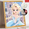Disney Pittura con Perle Regina Elsa Pittura Artistica con Perle Fai-da-te Pittura con Gemme di Perla Quadri Artigianato Forma Speciale Decorazione Murale per la Casa