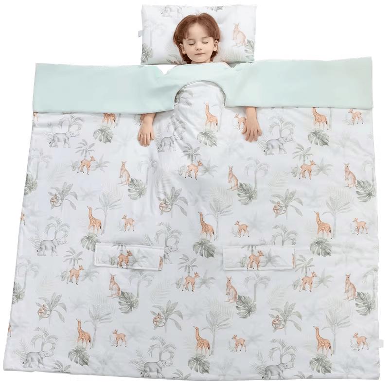 JOYNCLEON Baby Anti-Kick Silk Summer Sleeping Bag 1.5x1.5M