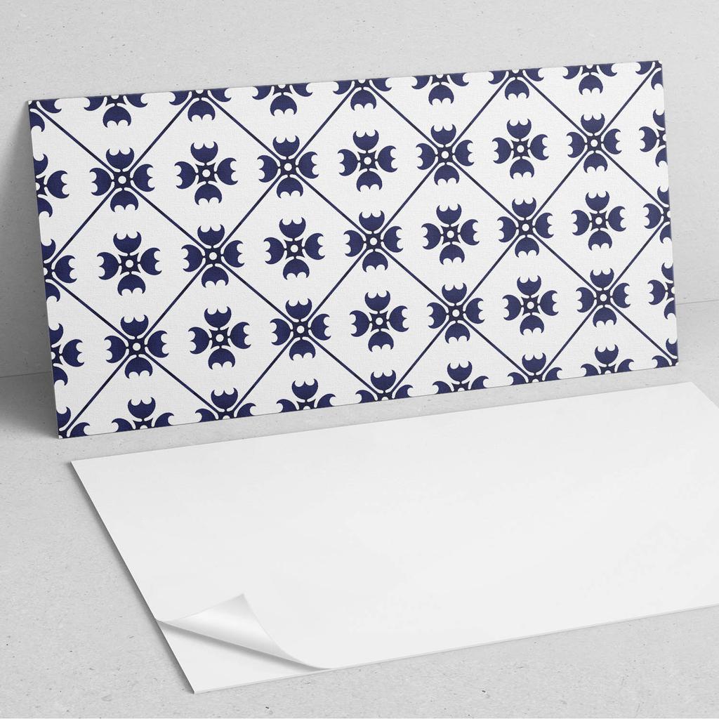 Dekoracyjny Panel Ścienny Samoprzylepny Winyl 100X50 Cm Stylowy Wzór Geometryczny