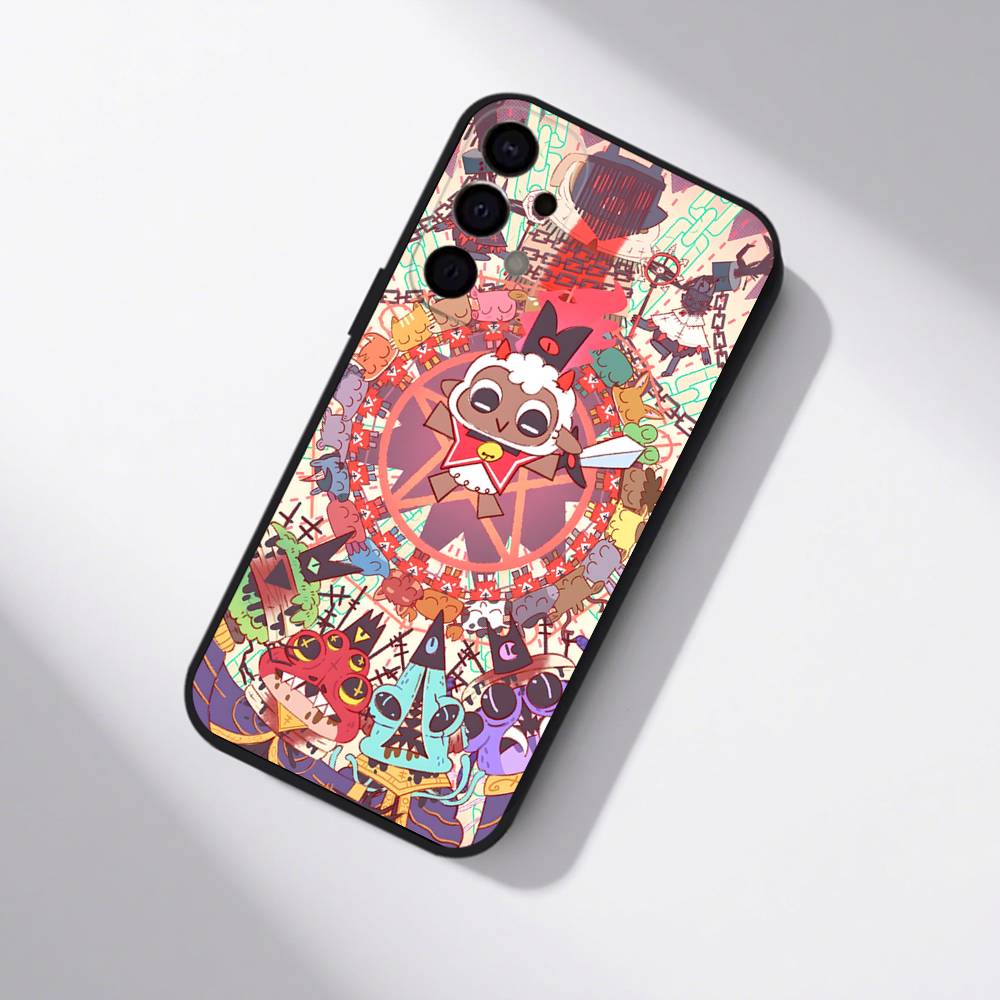 C-Cult the L-Lamb Sheep Black Cover Phone Case For Samsung S25,S24,S21,S22,S23,S30,Ultra,S20,Plus,Fe,Lite,5G