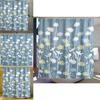 Artistic Floral Shower Curtain With Blue Flower Pattern For Allseason Bathroom Decor