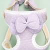 Pet] Ribbon Leash Harness Set