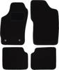 Černé sametové podlahové rohože pro: Peugeot 306 kombi, kombi, hatchback (1993-2001)