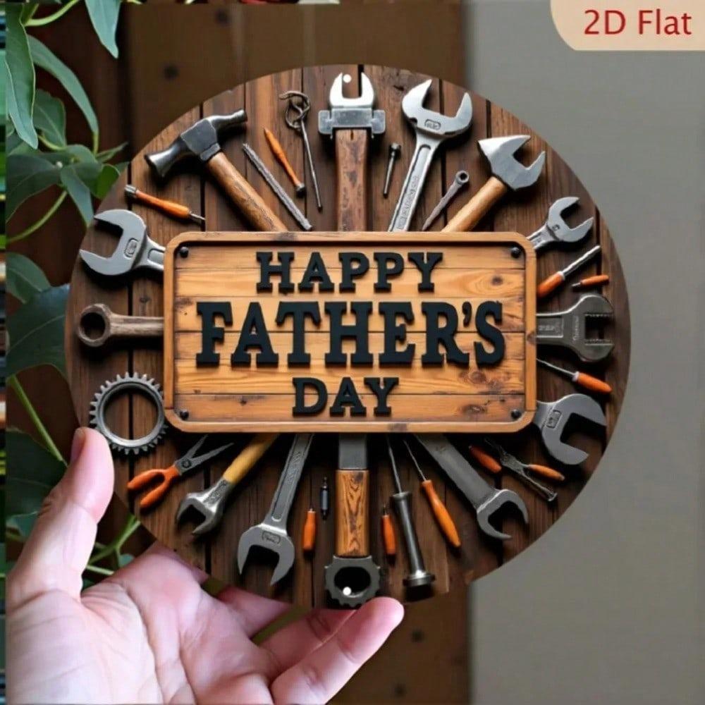 Metal Hammer Art Father's Day Gift Tool Free Wall Decor